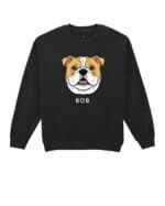 TL SWE SIM 1538 (10) Bluza bez kaptura Bulldog Personalizowana Pupil Pies