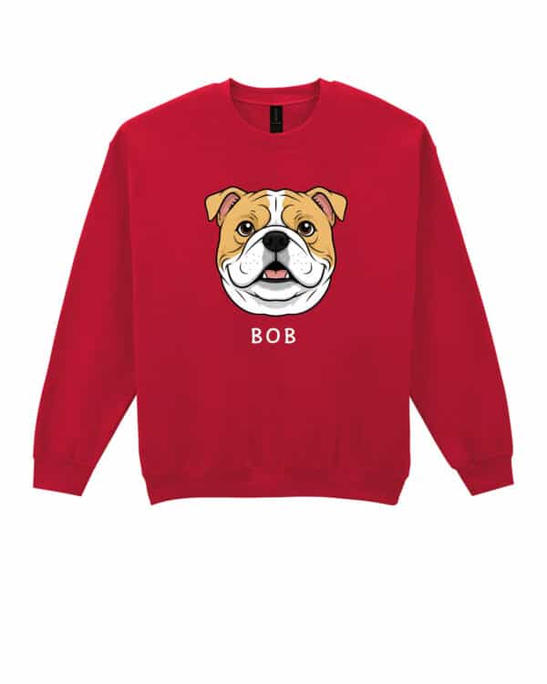 TL SWE SIM 1538 (16) Bluza bez kaptura <br>Bulldog Personalizowana Pupil Pies