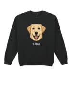 TL SWE SIM 1541 (10) Bluza bez kaptura Labrador Personalizowana Pupil Pies