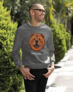 TL SWE SIM 1543 (15) Bluza bez kaptura <br>Chow Chow Personalizowana Pupil Pies