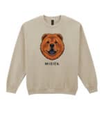 TL SWE SIM 1543 (7) Bluza bez kaptura <br>Chow Chow Personalizowana Pupil Pies
