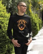 TL SWE SIM 1545 (12) Bluza bez kaptura <br>Leonberger Personalizowana Pupil Pies