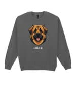 TL SWE SIM 1545 (13) Bluza bez kaptura <br>Leonberger Personalizowana Pupil Pies