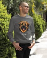 TL SWE SIM 1545 (15) Bluza bez kaptura <br>Leonberger Personalizowana Pupil Pies