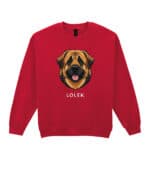 TL SWE SIM 1545 (16) Bluza bez kaptura <br>Leonberger Personalizowana Pupil Pies