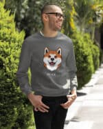 TL SWE SIM 1546 (15) Bluza bez kaptura <br>Akita Inu Personalizowana Pies Pieseł