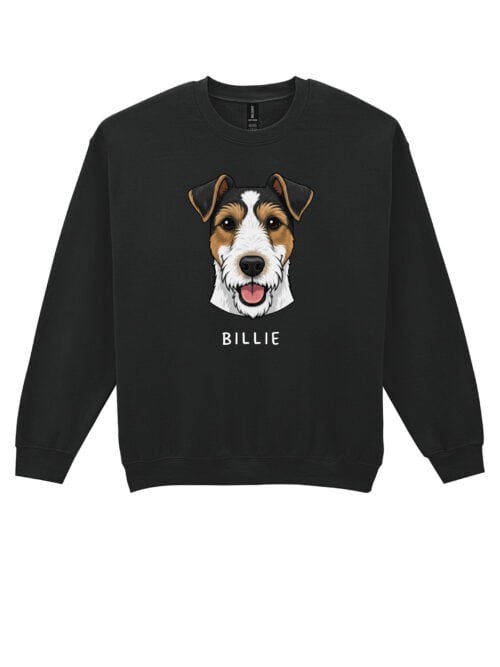 TL SWE SIM 1548 (10) Bluza bez kaptura Parson Russell terrier Personalizowana Pupil Pies