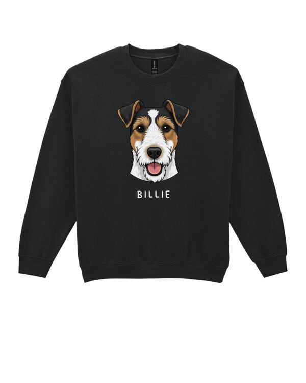 TL SWE SIM 1548 (10) Bluza bez kaptura Parson Russell terrier Personalizowana Pupil Pies