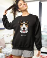TL SWE SIM 1548 (11) Bluza bez kaptura <br>Parson Russell terrier Personalizowana Pupil Pies