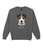 TL SWE SIM 1548 (13) Bluza bez kaptura <br>Parson Russell terrier Personalizowana Pupil Pies