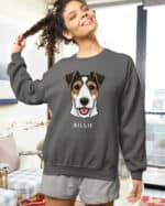 TL SWE SIM 1548 (14) Bluza bez kaptura <br>Parson Russell terrier Personalizowana Pupil Pies