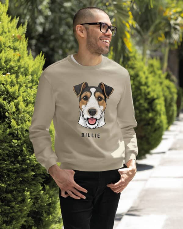 TL SWE SIM 1548 (9) Bluza bez kaptura <br>Parson Russell terrier Personalizowana Pupil Pies