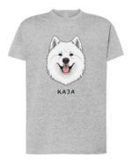 TL TS SIM 1501 (4) Koszulka Samojed <br>Personalizowana Pupil Pies