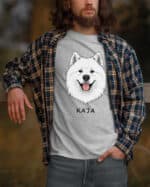 TL TS SIM 1501 (6) Koszulka Samojed <br>Personalizowana Pupil Pies
