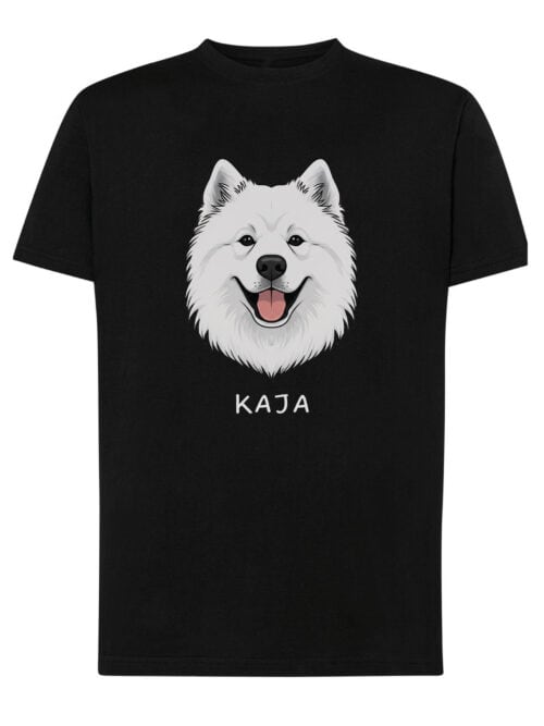 TL TS SIM 1501 (7) Koszulka Samojed Personalizowana Pupil Pies