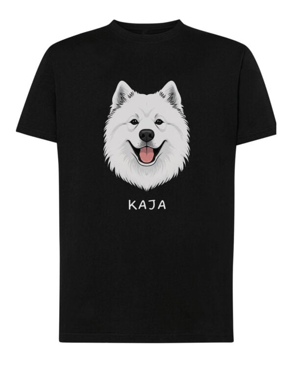 TL TS SIM 1501 (7) Koszulka Samojed Personalizowana Pupil Pies