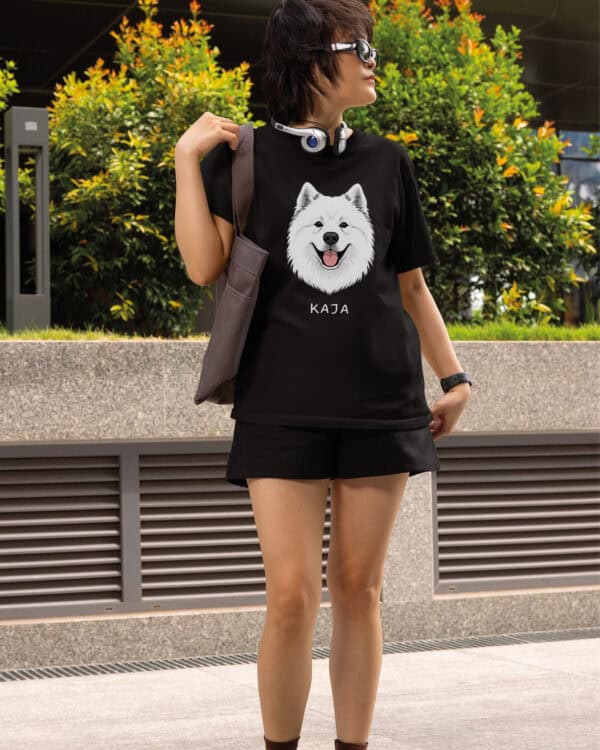 TL TS SIM 1501 (8) Koszulka Samojed <br>Personalizowana Pupil Pies