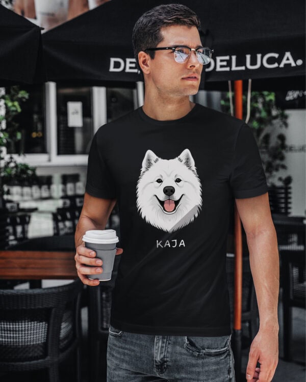 TL TS SIM 1501 (9) Koszulka Samojed <br>Personalizowana Pupil Pies