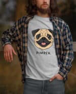 TL TS SIM 1502 (6) Koszulka Mops <br>Personalizowana Pupil Pies