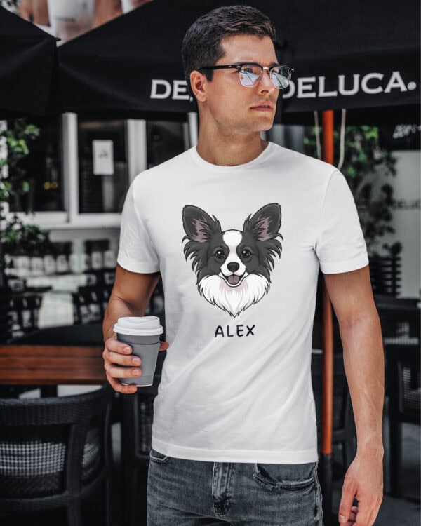 TL TS SIM 1503 (3) Koszulka Papillon <br>Personalizowana Pupil Pies