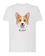 TL TS SIM 1504 (1) Koszulka Corgi <br>Personalizowana Pupil Pies