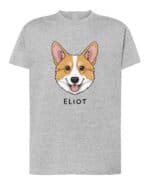TL TS SIM 1504 (4) Koszulka Corgi <br>Personalizowana Pupil Pies