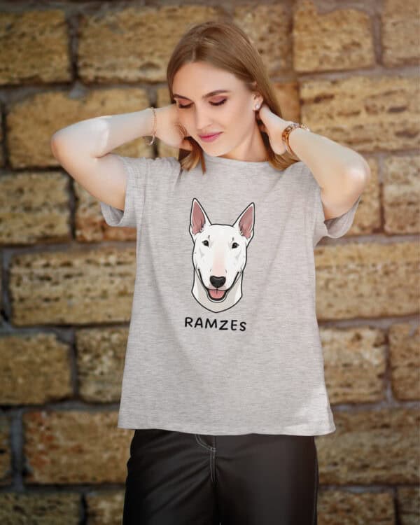 TL TS SIM 1505 (5) Koszulka Bull Terrier <br>Personalizowana Pupil Pies