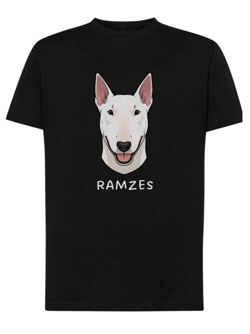 TL TS SIM 1505 (7) Koszulka Bull Terrier Personalizowana Pupil Pies