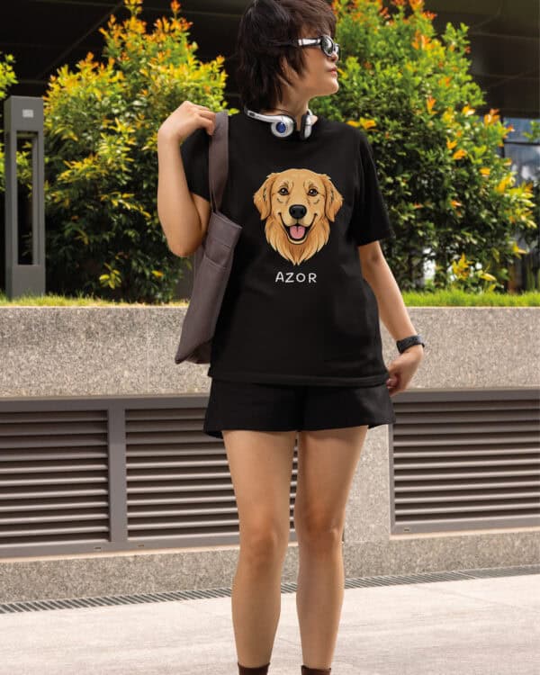 TL TS SIM 1506 (8) Koszulka Golden Retriever <br>Personalizowana Pupil Pies