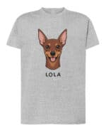 TL TS SIM 1507 (4) Koszulka Pinczer <br>Personalizowana Pupil Pies