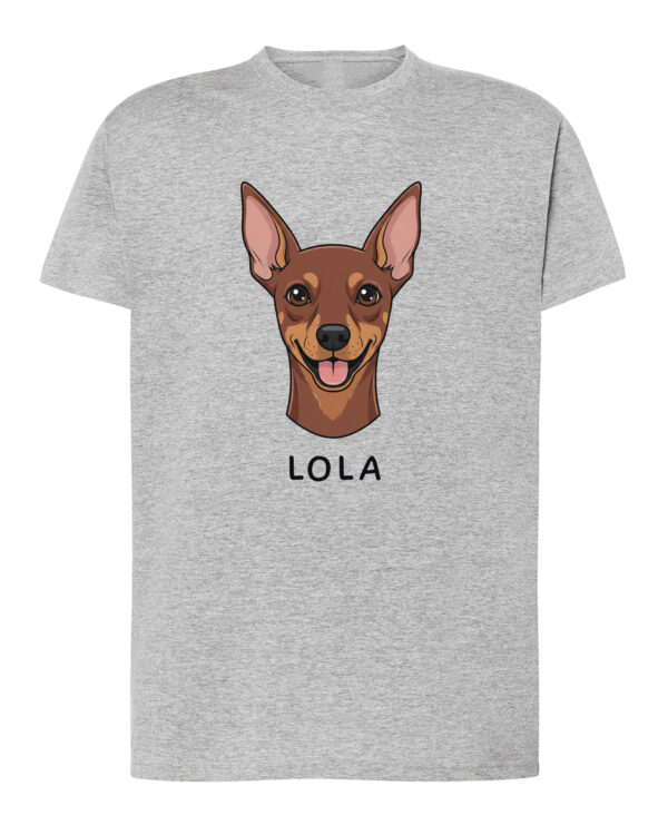 TL TS SIM 1507 (4) Koszulka Pinczer <br>Personalizowana Pupil Pies