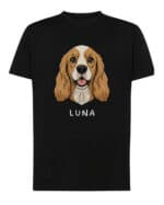 TL TS SIM 1508 (7) Koszulka Cocker Spaniel Personalizowana Pupil Pies