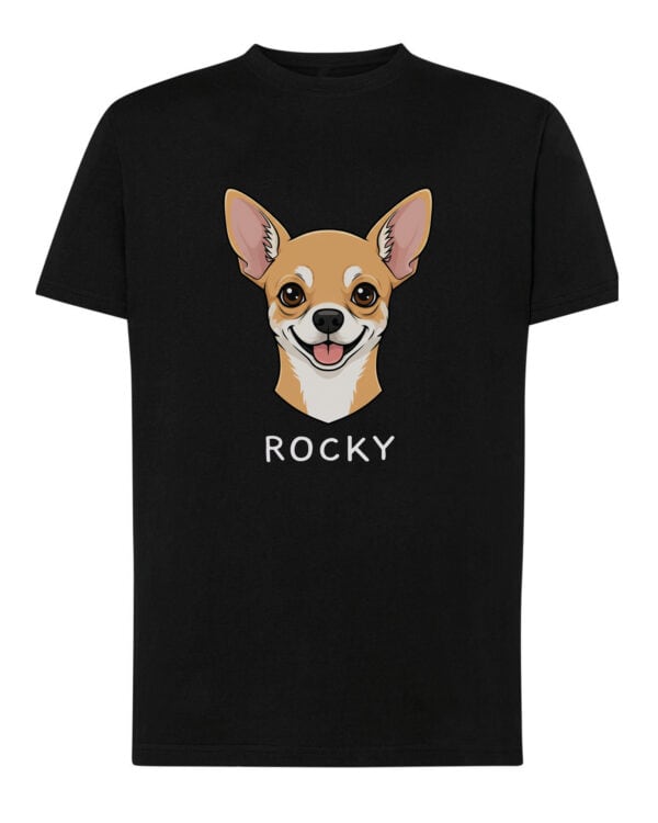 TL TS SIM 1509 (7) Koszulka Chihuahua Personalizowana Pupil Pies