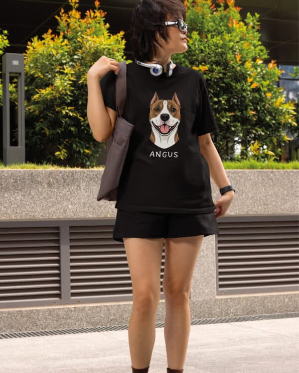 TL TS SIM 1510 (8) Koszulka Amstaff <br>Personalizowana Pupil Pies