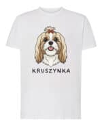 TL TS SIM 1511 (1) Koszulka Shih Tzu <br>Personalizowana Pupil Pies