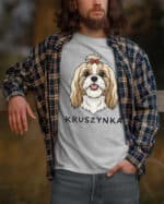 TL TS SIM 1511 (6) Koszulka Shih Tzu <br>Personalizowana Pupil Pies