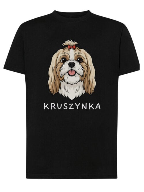 TL TS SIM 1511 (7) Koszulka Shih Tzu Personalizowana Pupil Pies