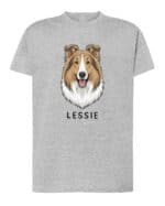 TL TS SIM 1512 (4) Koszulka Collie długowłosy <br>Personalizowana Pupil Pies