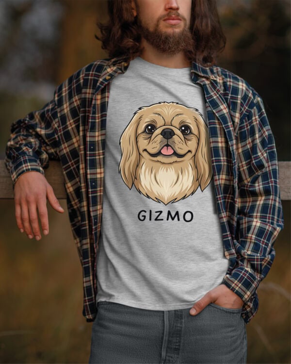 TL TS SIM 1513 (6) Koszulka Pekińczyk <br>Personalizowana Pupil Pies