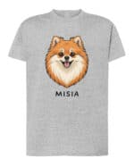 TL TS SIM 1514 (4) Koszulka Szpic miniaturowy <br>Personalizowana Pupil Pies