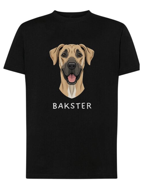 TL TS SIM 1515 (7) Koszulka Dog niemiecki Personalizowana Pupil Pies