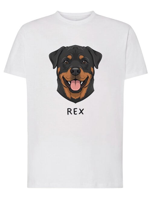 TL TS SIM 1516 (1) Koszulka Rottweiler Personalizowana Pupil Pies
