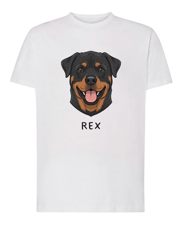 TL TS SIM 1516 (1) Koszulka Rottweiler Personalizowana Pupil Pies