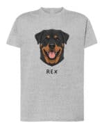 TL TS SIM 1516 (4) Koszulka Rottweiler <br>Personalizowana Pupil Pies