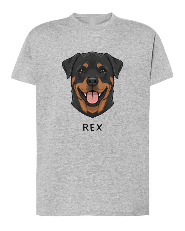 TL TS SIM 1516 (4) Koszulka Rottweiler <br>Personalizowana Pupil Pies
