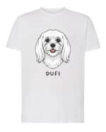 TL TS SIM 1517 (1) Koszulka Maltańczyk <br>Personalizowana Pupil Pies