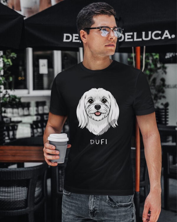 TL TS SIM 1517 (9) Koszulka Maltańczyk <br>Personalizowana Pupil Pies