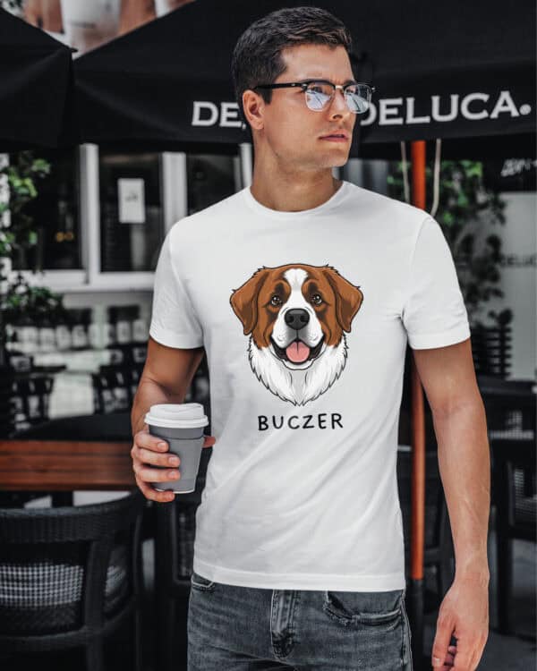 TL TS SIM 1518 (3) Koszulka Bernardyn <br>Personalizowana Pupil Pies