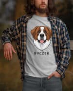 TL TS SIM 1518 (6) Koszulka Bernardyn <br>Personalizowana Pupil Pies