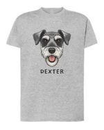 TL TS SIM 1521 (4) Koszulka Sznaucer <br>Personalizowana Pupil Pies